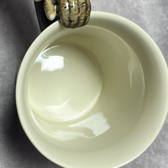 Hand Painted Chimpanzee Coffee Mug 3D Monkey Arm Handle Pier 1 One Imports - Picture 8 of 9